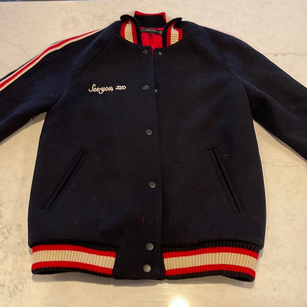 Sz S Zara wool bomber